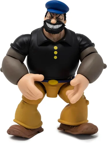 Vista 7 de Boss Fight Studio Bluto Popeye The Sailor Man Classics Wave 1 Figura de acción coleccionable – Figura altamente articulada con accesorios que