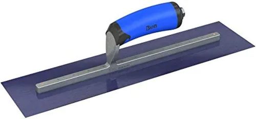 Vista 9 de Bon 66-175 - Paleta de acero con acabado urbano, cuadrada, acero azul, 12 x 3 pulgadas, madera Manija de madera