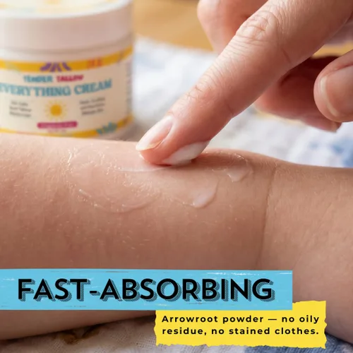 Vista 4 de Bálsamo de ternera 100% alimentado con pasto para el cuidado de la piel, crema de sarga natural para bebés, niños y recién nacidos, hidratante suave