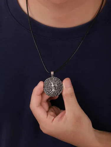 Vista 5 de HAQUIL Viking Celtic Wiccan Tree of Life Pendant Necklace, Tree of Life Jewelry Gifts for Men and Women
