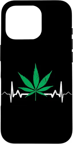 Vista 20 de Weed Heartbeat Pot Cannabis Leaf Marijuana 420 Stoner Gift Case for iPhone 17