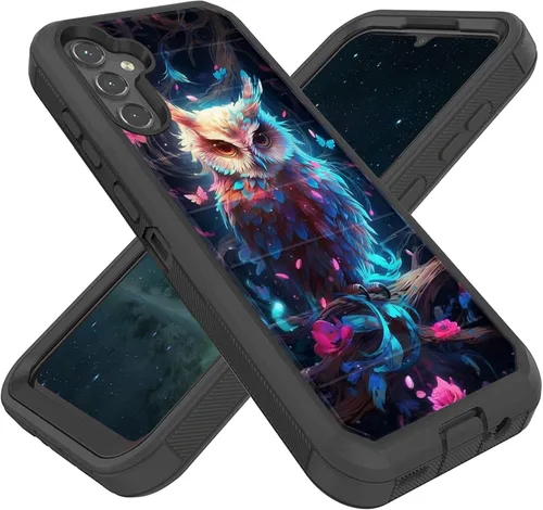 Vista 60 de Diseñada para Galaxy A17 5G de 6.7 pulgadas, resistente, resistente y duradera, a prueba de golpes, híbrida de doble capa, funda protectora de doble