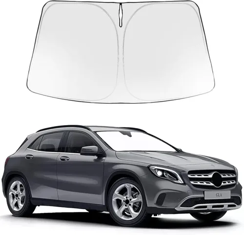 Vista 88 de Proadsy Parasol para parabrisas Rivian R1S 2022-2025 2026 de 4 capas plegable, protector de parasol frontal que bloquea los rayos UV, mantiene