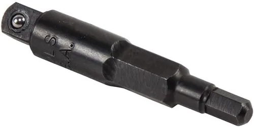 Vista 2 de KLEIN TOOLS 86939 Adaptador hexagonal, para cuadrado de 1/4 pulgadas a 3/16, 5/16 pulgadas hexagonal