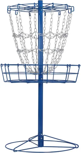 Vista 12 de Yaheetech Cesta de golf de disco portátil para deportes, disco de práctica de 12 cadenas, objetivo de golf, disco de agujero de acero, golfes