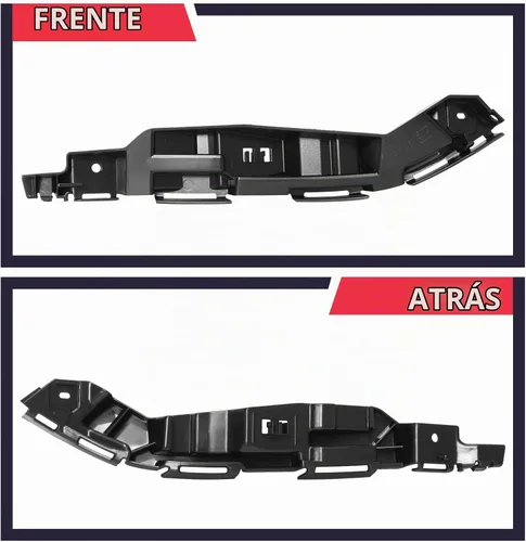 Vista 4 de BXZ Par de refuerzo de retención y soporte para el parachoques delantero para Ford Fusion 2010 2011 2012
