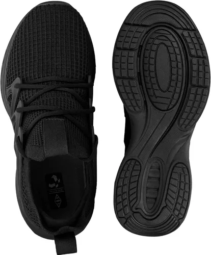 Vista 4 de Pujcs Zapatos antideslizantes para hombre, para caminar, trotar, entrenamiento, fitness, ligeros, transpirables, para gimnasio, atletismo, tenis