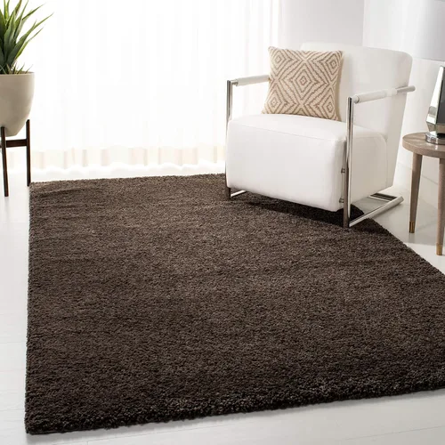 Vista 45 de SAFAVIEH Colección August Shag - Alfombra de área de 6 x 9 pies, color lila, diseño sólido, no desprende pelusa y de fácil cuidado, grosor de 1.2
