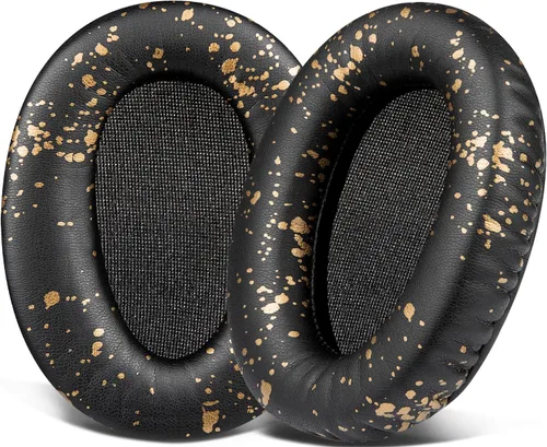 Vista 11 de SOULWIT Almohadillas para auriculares Sony WH-CH700N/MDR-ZX780/MDR-ZX770/MDR-10R, piel de proteína suave, espuma de alta densidad, color negro