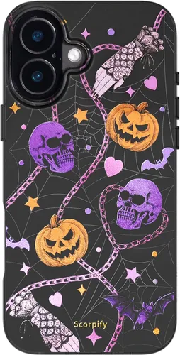 Vista 61 de SCORPIFY - Funda para iPhone 17 Pro Max Leopardo negro transparente LP-Negro Transparente Leopardo
