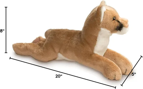Vista 6 de Douglas Kelso Moutain - Peluche de león 20 pulgadas de largo