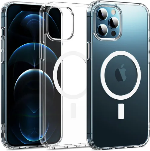 Vista 29 de Funda transparente para iPhone 12 Pro Max, ultrafina, flexible, resistente a los arañazos, gel de TPU de goma suave de silicona protectora