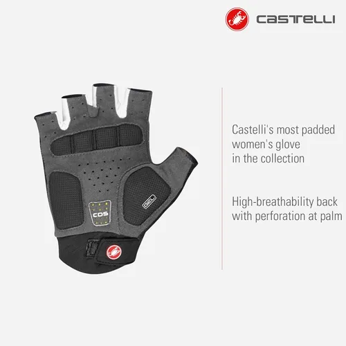 Vista 3 de Castelli Guantes Roubaix Gel 2 para mujer para ciclismo de carretera y grava I