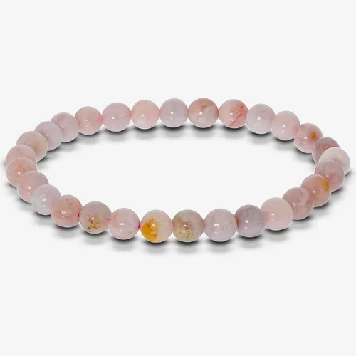 Vista 107 de Gem Avenue Handmade Round Bead Stretch Bracelet Unisex Natural Stone Beaded Jewelry for Men & Women, Elastic Wristband for Daily Wear