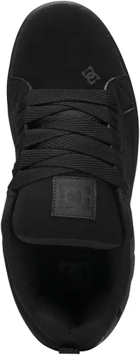 Vista 6 de DC Shoes Court Graffik - Tenis de skate para hombre Negro/Negro/Negro