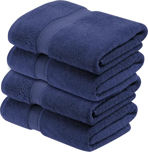 Vista 127 de BNM Toallas de Algodón Egipcio de Peso Pesado, Ideales para Baño, Ducha, Spa, Hotel, 800 GSM, Toallas Faciales/de Aseo, Toallas de Mano, Toallas