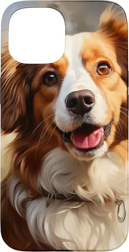 Vista 6 de iPhone 16 Kooikerhondje Portrait Colour Artwork Case