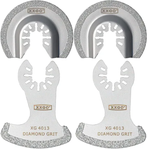 Vista 11 de XXGO 4 piezas de cuchillas oscilantes de diamante multiherramienta para quitar lechada de arena XG4202S Lo mejor para la eliminación de lechada