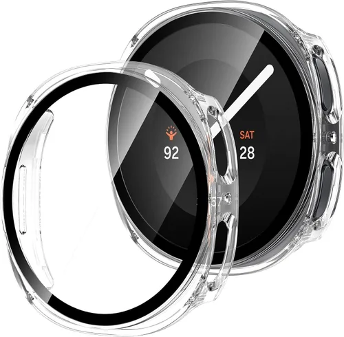 Vista 11 de Tensea [1Pack] para Samsung Galaxy Watch 6 2023 Funda Protectora de Pantalla 40mm Accesorios, Cubierta Protectora para 40 mm, Protector Duro