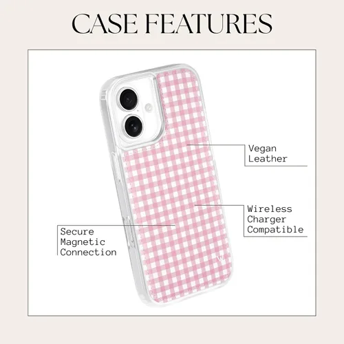Vista 2 de Walli Fundas magnéticas para iPhone 14, compatible con cartera
