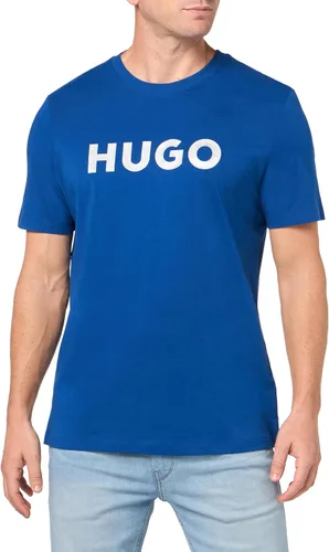 Vista 45 de Hugo Men's Print Logo Short Sleeve T-Shirt Blanco