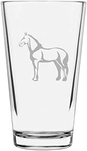 Vista 36 de Shetland Pony (cuerpo) - Vaso de pinta grabado con temática de caballo alternativo de 16 onzas