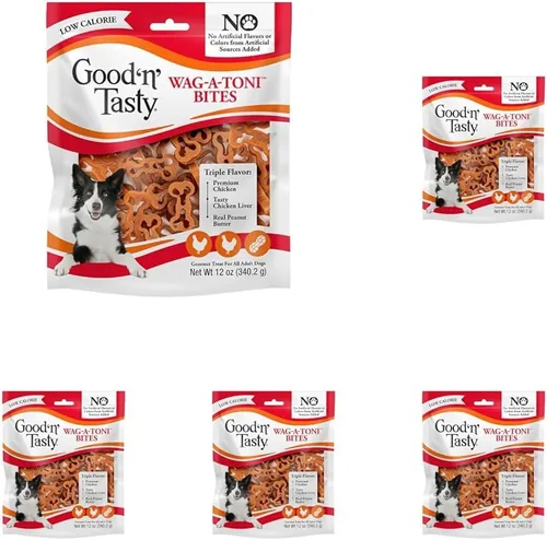 Vista 16 de Good 'n' Tasty Triple Flavor Stacks - Golosinas para perros