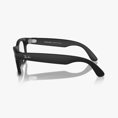 Vista 8 de Ray-Ban - Meta - Smart Glasses - Wayfarer Large - Matte BlackClear to G-15 Green Transitions