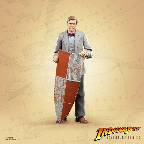 Vista 6 de Indiana Jones Adventure Series and the Last Crusade, (Profesor) juguete, figuras de acción de 6 pulgadas, niños a partir de 4 años