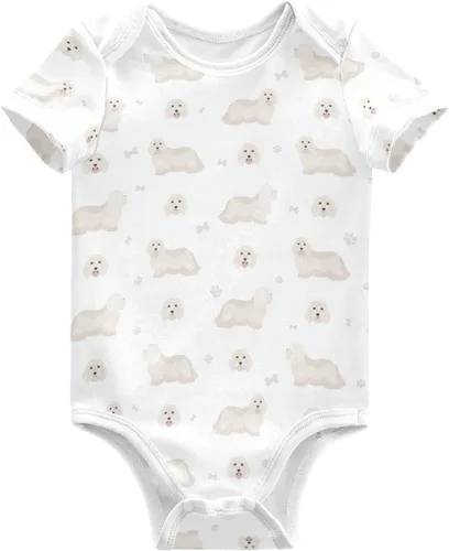 Vista 29 de vvfelixl Trajes de bebé lindos conjuntos de cachorros de manga corta de algodón ropa de bebé para niños niñas 0-24 meses