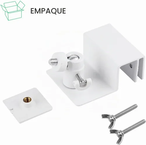 Vista 7 de Soporte de canalón para panel solar, soporte de montaje ajustable de aleación de aluminio resistente a la intemperie, ángulo perfecto para obtener