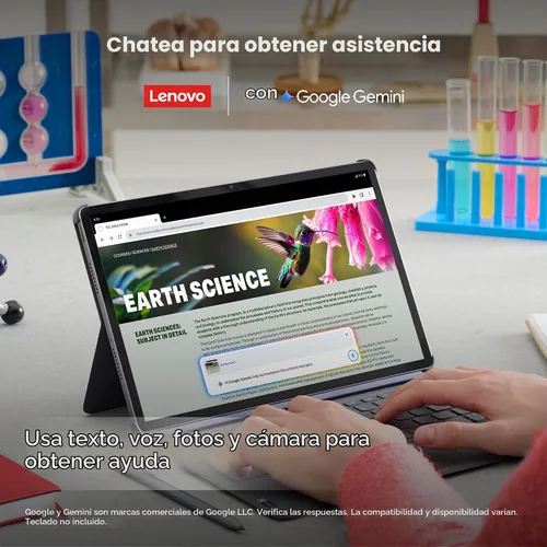 Vista 5 de Lenovo Idea Tab Pro with Google Gemini - Student Tablet - 12.7” 3K LCD Display - 8 GB Memory - 128 GB Storage - MediaTek Dimensity 8300 - Includes