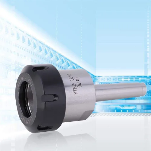 Vista 3 de ER40 M10 Collet Chuck Holder Morse Taper MT2 Shank Holder para CNC Torno Molino Tallado Máquina