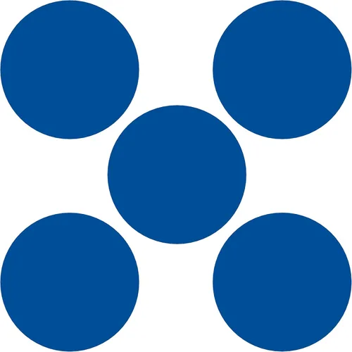 Vista 111 de LiteMark Calcomanías extra pequeñas, puntos de vinilo extraíbles, calcomanías circulares con acabado mate, calcomanías redondas para pared de aula