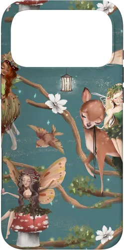 Vista 21 de iPhone 12/12 Pro Woodland Criatures - Carcasa para jardín de hadas