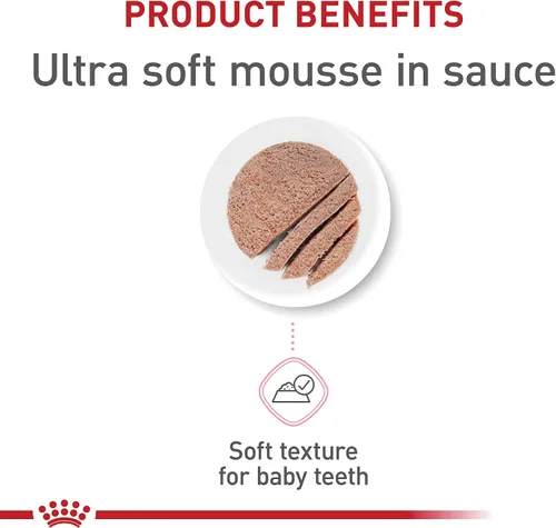 Vista 2 de Royal Canin Feline Health Nutrition Mother & Babycat Queen - Mousse en salsa ultra suave para gatos, 3 onzas (paquete de 6)