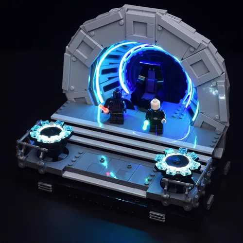 Vista 5 de LightGo Kit de iluminación LED diseñado para Lego 75352 Emperor's Throne Room Diorama Building Set - No incluye modelo (versión remota)