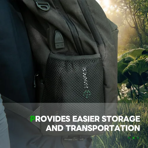 Vista 7 de FANAUE TS-01 Trípode Stone Bag, apto para la mayoría, bolsa de arena resistente, hebillas ajustables, negro
