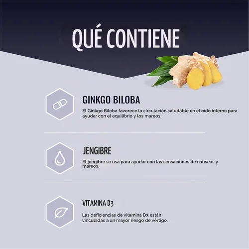 Vista 2 de Approved Science VertiSyl - Ginkgo Biloba, jengibre, vitamina D3, BioPerine - 60 Cápsulas - 1 mes de suministro