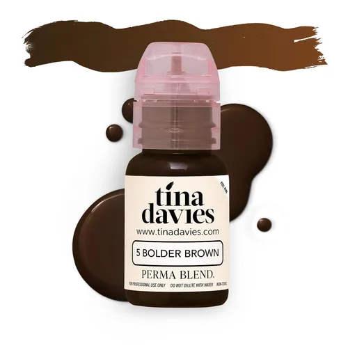 Vista 9 de Tina Davies Professional X Perma Blend Pigmento para cejas – Maquillaje permanente para cejas – Los colores curan fieles al tono – Alta retención