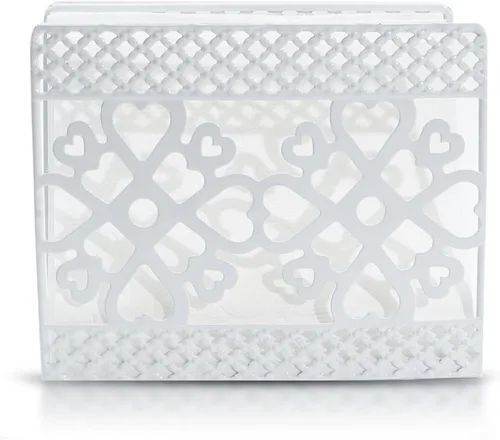 Vista 7 de Servilletero para mesa, marco de metal de mariposa, soporte de decoración de mesa de comedor, dispensador de servilletas ideal para mesas de cocina