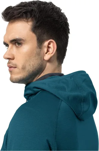 Vista 4 de Jack Wolfskin Sudadera Hydro Grid con capucha para hombre Fz M