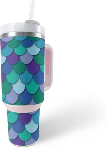 Vista 11 de MightySkins Skin - Vaso de vinilo compatible con Stanley The Quencher H2.0 FlowState de 40 onzas, vaca marrón, protectora, duradera y única, fácil