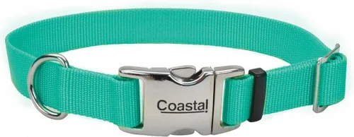 Vista 30 de Coastal Collar de perro ajustable para mascotas con hebilla de metal, cómodo collar de perro resistente a la decoloración con cierre a presión Negro