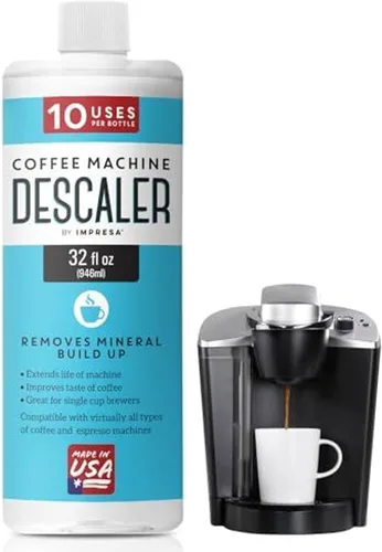 Vista 10 de IMPRESA Paquete de descalcificador y limpieza para máquina de café, compatible con cafeteras Keurig K-Duo y K-Cup, solución de descalcificación de 8