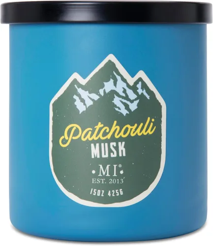 Vista 10 de Manly Indulgence Velas perfumadas de pino con pimienta para hombres, 2 mechas, mezcla de soja prémium de 15 onzas, quemaduras 60H, velas