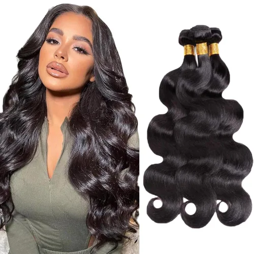 Vista 44 de 300g 1B27 Human Hair Bundles Honey Blonde Bundles Human Hair 10A Brazilian Virgin Remy Hair Extensions 8 10 12 Inch