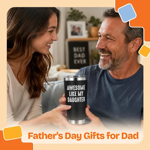 Vista 5 de NewEleven Regalo del Día del Padre para Papá - Regalos Geniales para Papá de Hija - Ideas Únicas de Regalo de Cumpleaños para Padre, Esposo, Papá