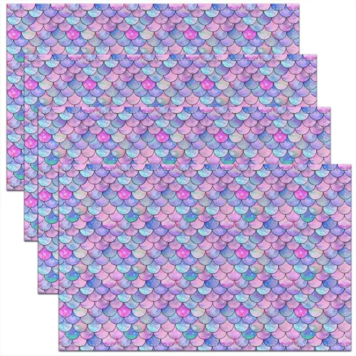 Vista 22 de Juego de 4 manteles individuales con diseño de hongos salvajes, acuarela, plantas naturales, decoración de plantas, para niños, adolescentes