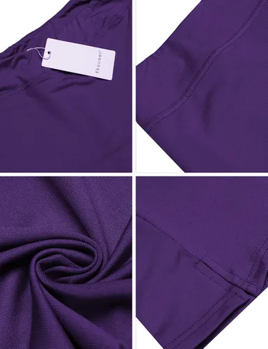 Vista 9 de Ekouaer - Falda pantalón para mujeres, ligera, deportiva, para correr, jugar tenis, golf y entrenamiento